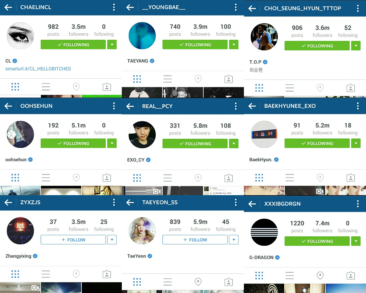 Daftar Akun Instagram Artis Korea Valid Rendzan Blogs Korean