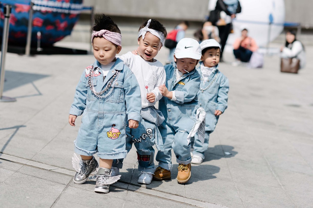 Kerennya Fashion  Style  Anak anak  di  Acara Seoul Fashion  