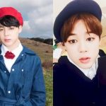 jimin in baret hat