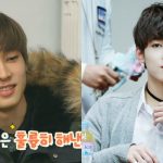 Wonwoo SEVENTEEN before after makeup