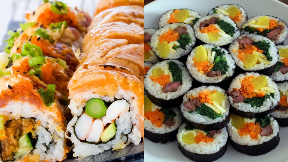 Serupa Tapi Tak Sama Ini Dia Bedanya Sushi Jepang Dengan Kimbab Korea