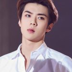 Sehun EXO half hair