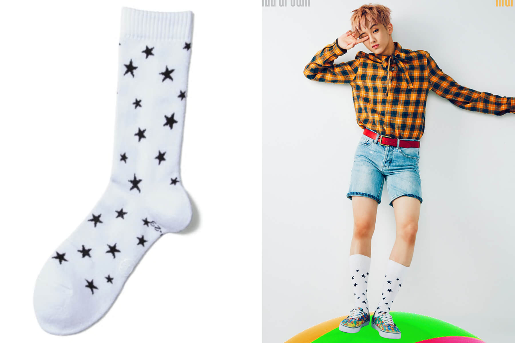 Mark NCT – Uniform Experiment Star Regular Socks ($30 USD)