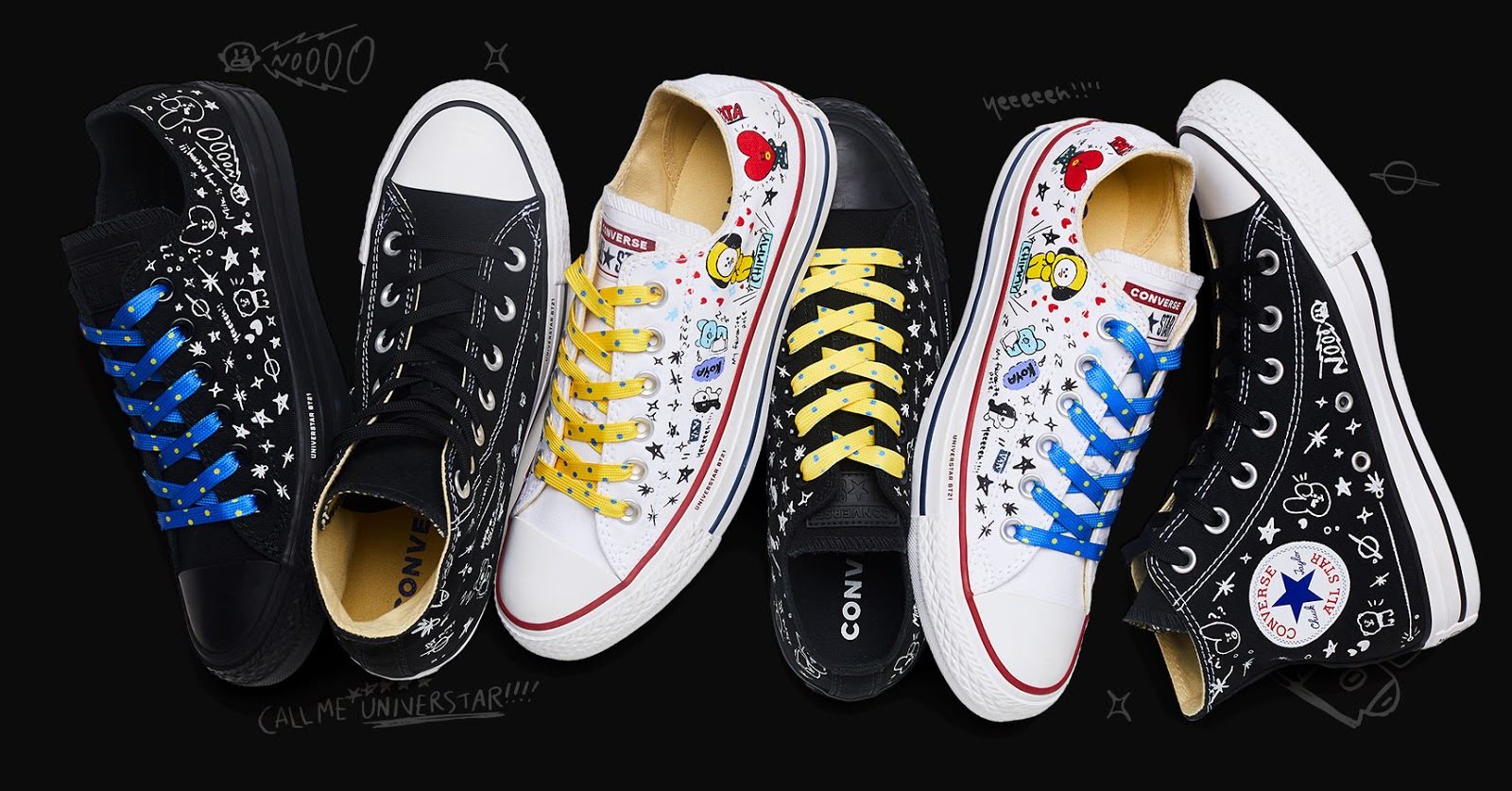 Daebak, BTS BT21 Akan Berkolaborasi dengan Sepatu Converse ...