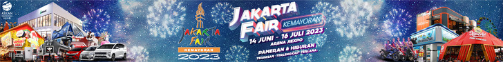 Banner Jakarta Fair 2023 x Geomedia