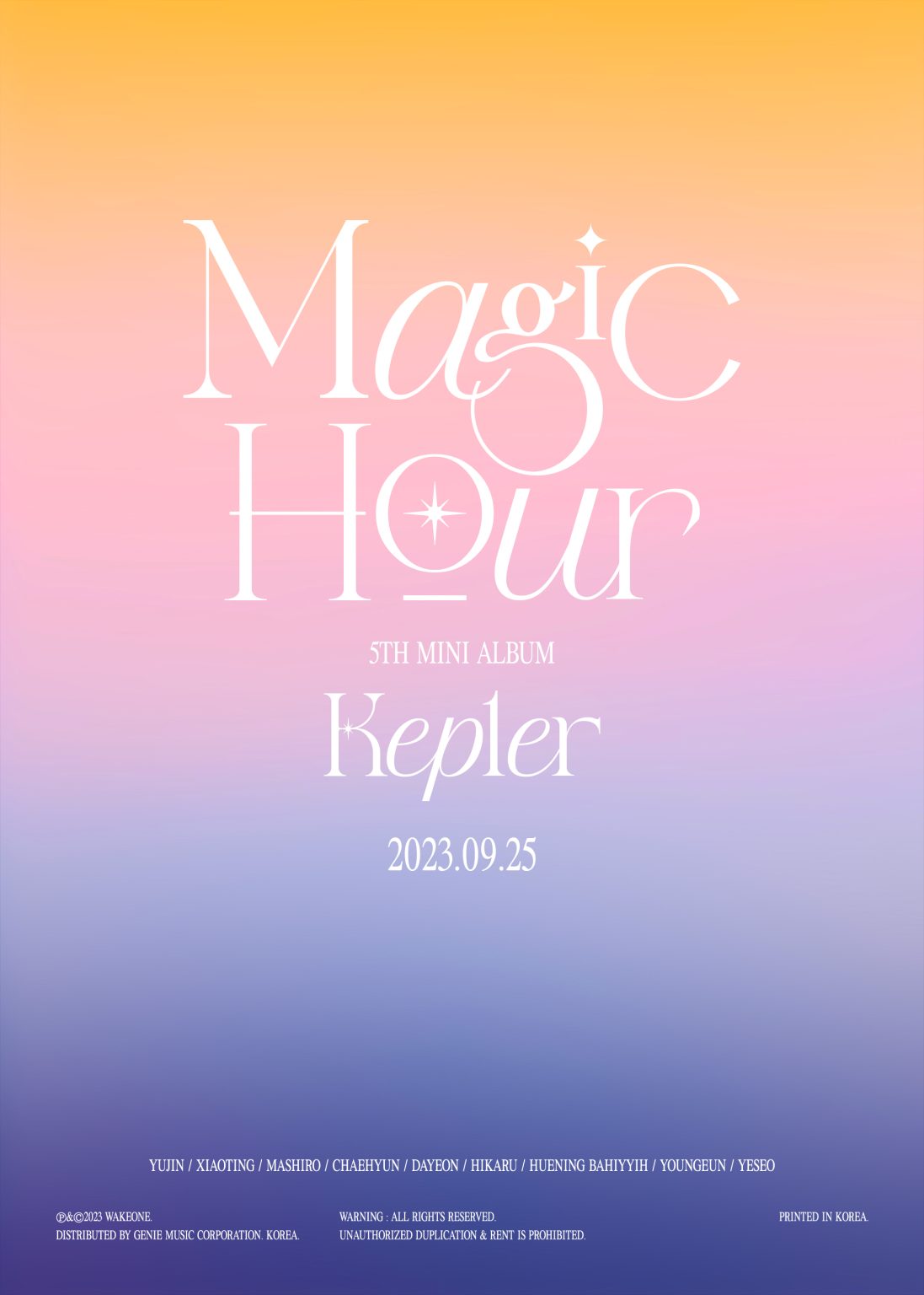 Kep1er Umumkan Comeback September dengan Teaser Pertama untuk “Magic